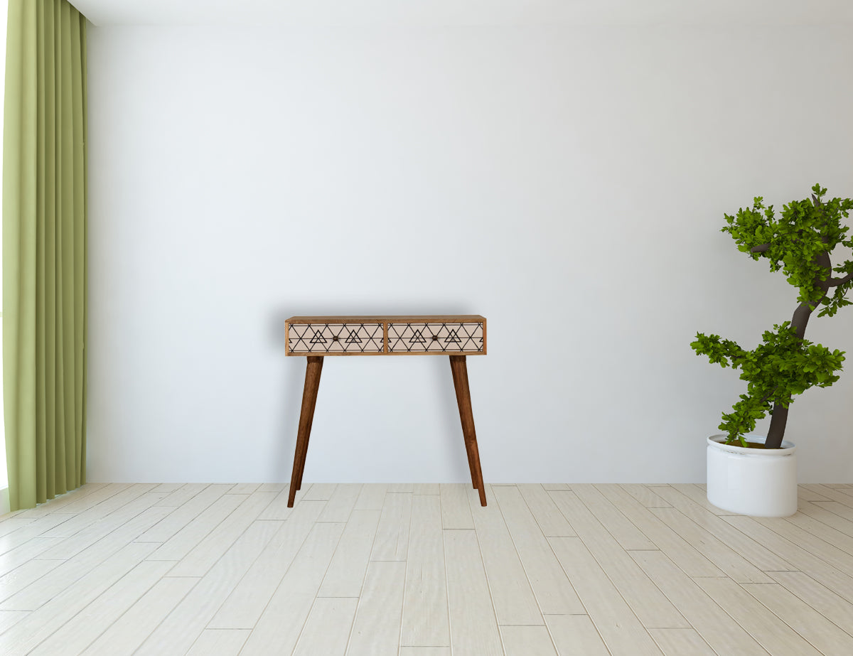 Triangular Console Table