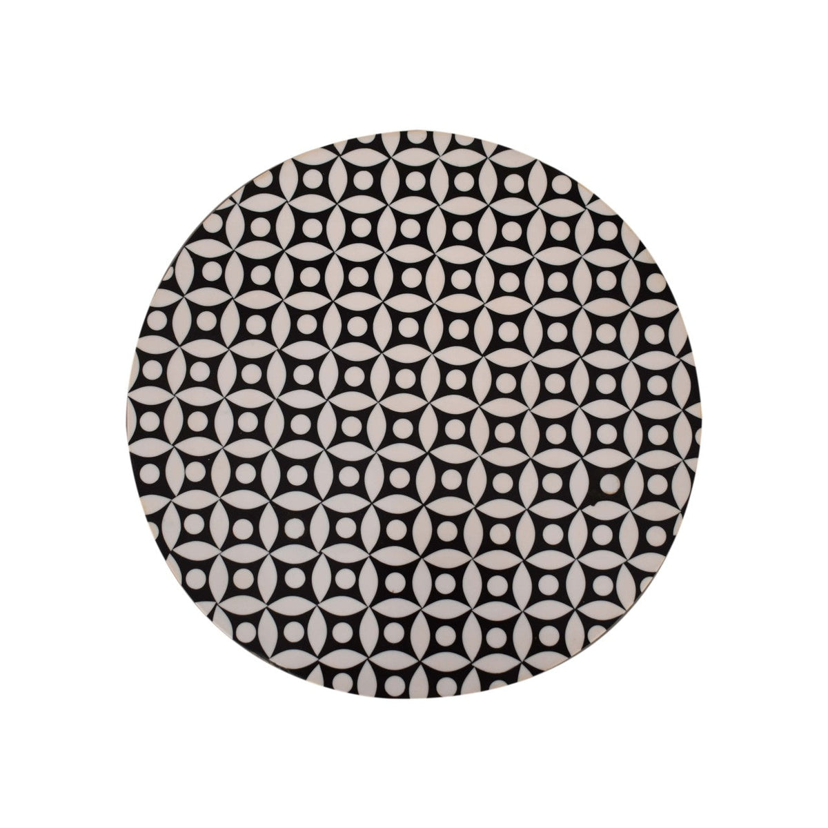 Diamond Print End Table Accent Piece
