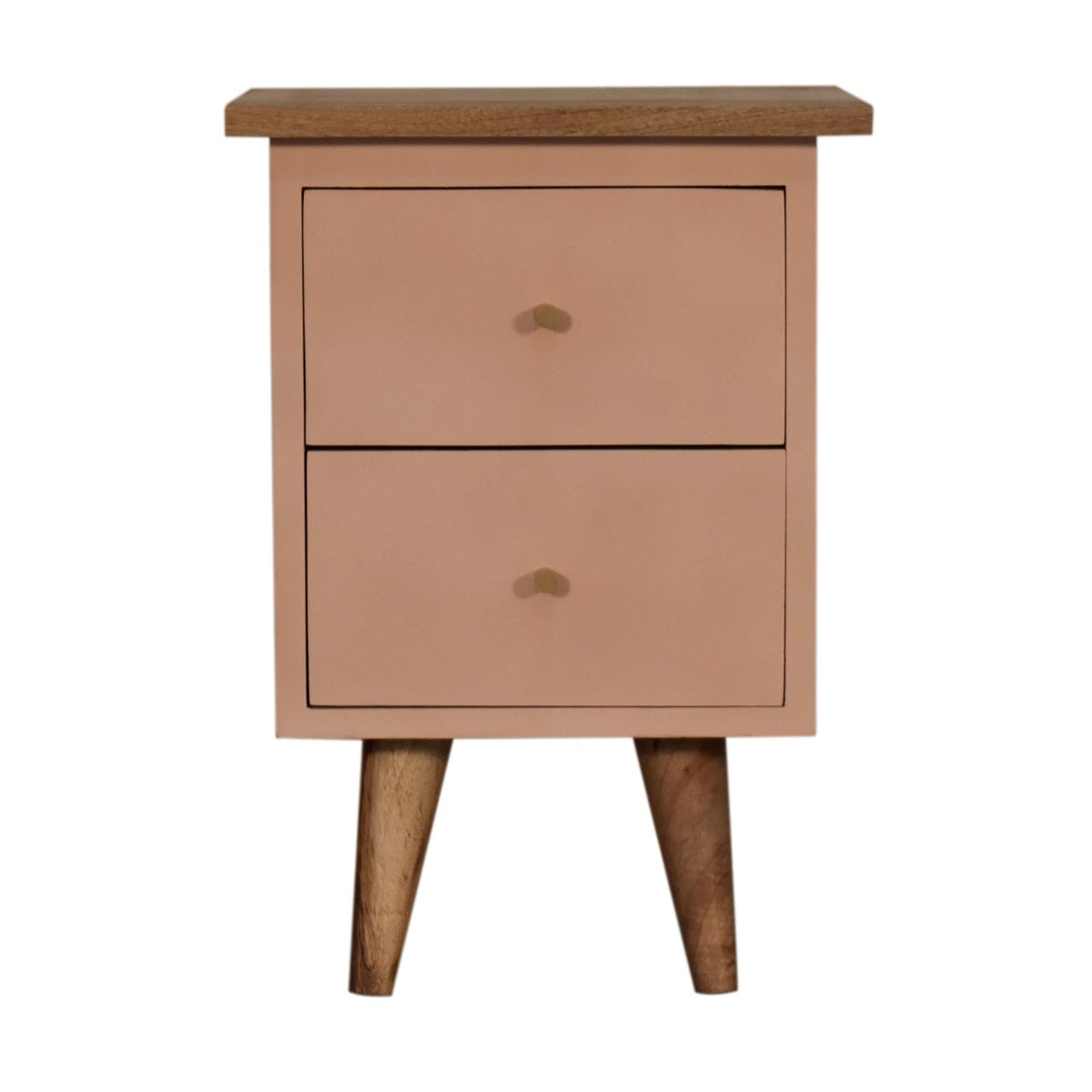 Blush Pink Hand Painted Bedside Table