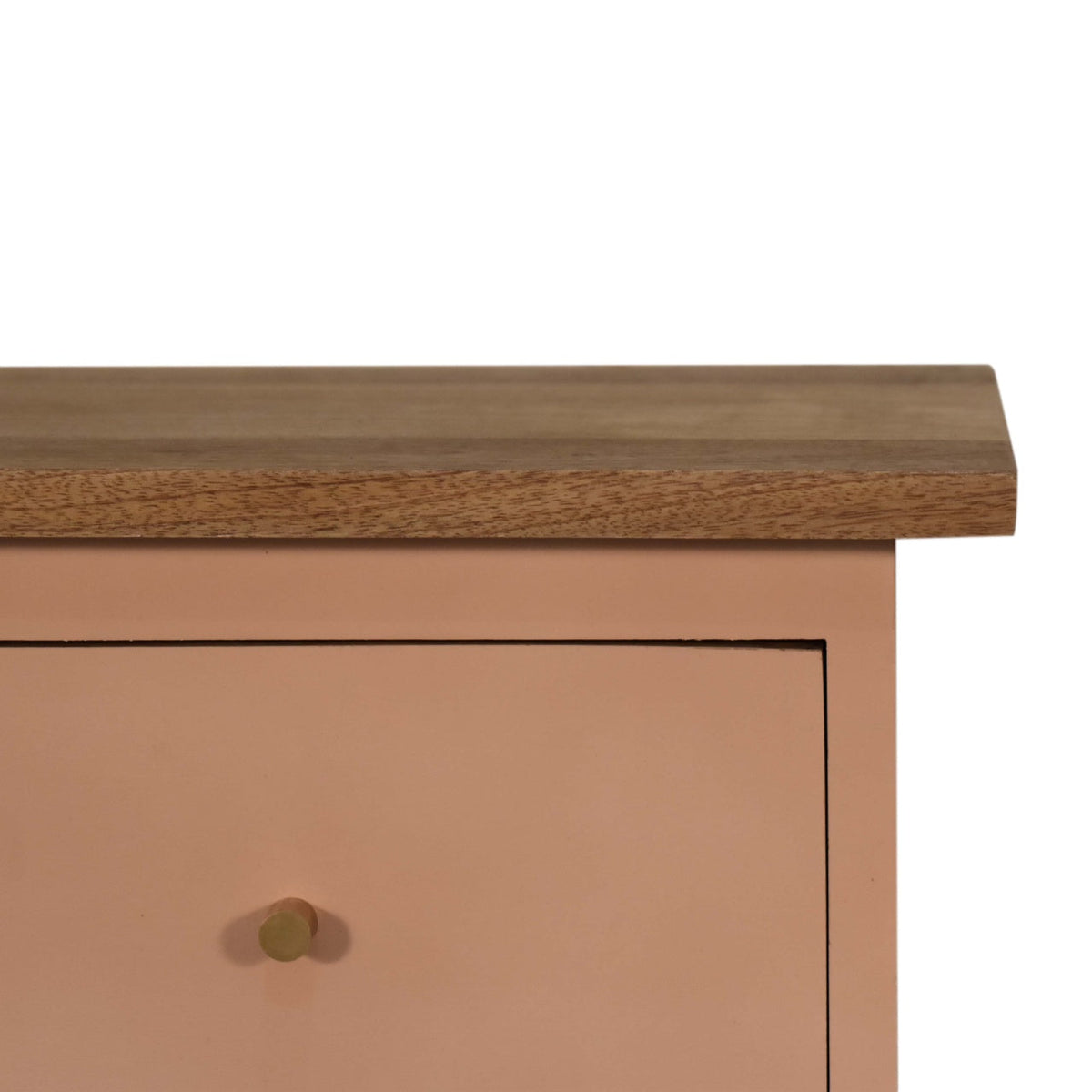 Blush Pink Hand Painted Bedside Table