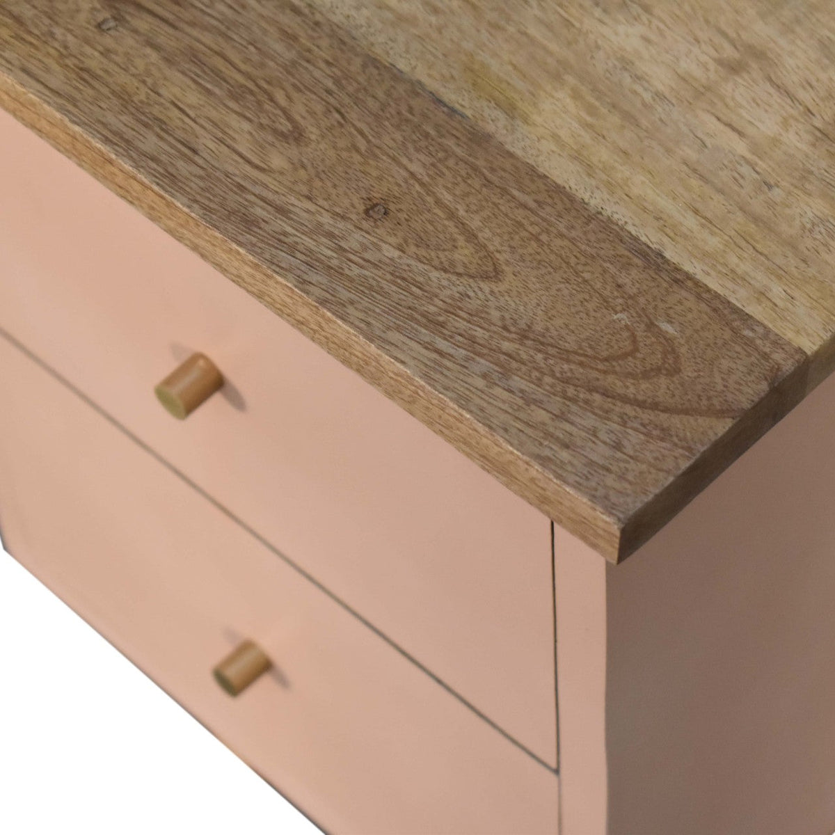 Blush Pink Hand Painted Bedside Table
