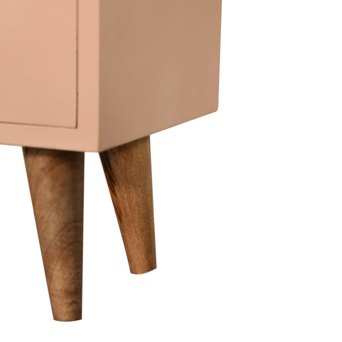 Blush Pink Hand Painted Bedside Table