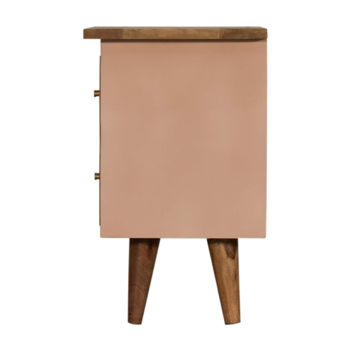 Blush Pink Hand Painted Bedside Table