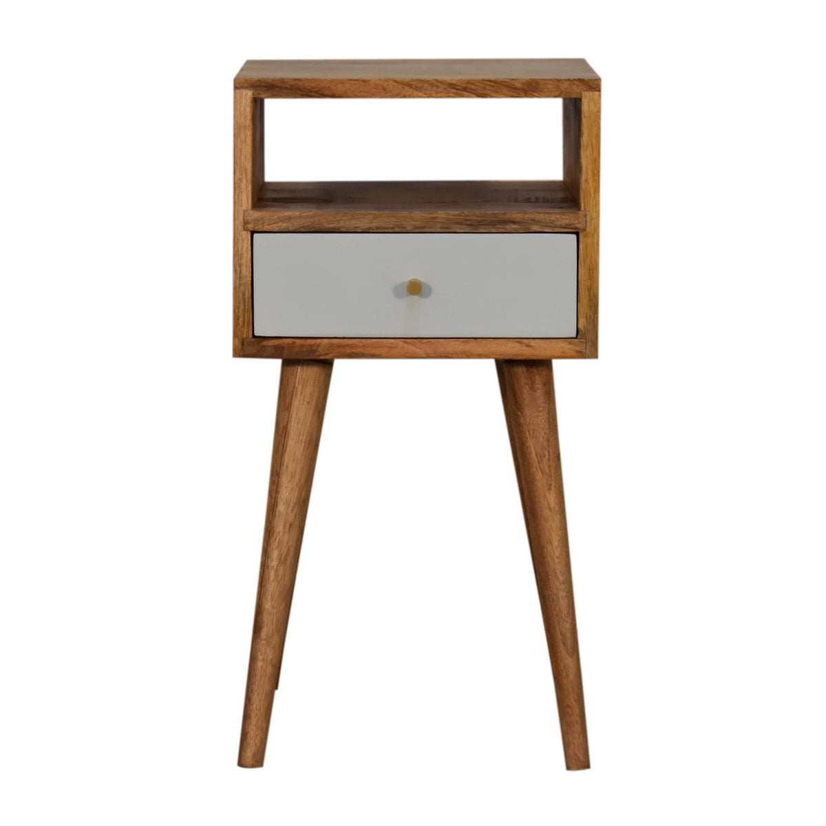 Mini Sky Blue Hand Painted Bedside Table
