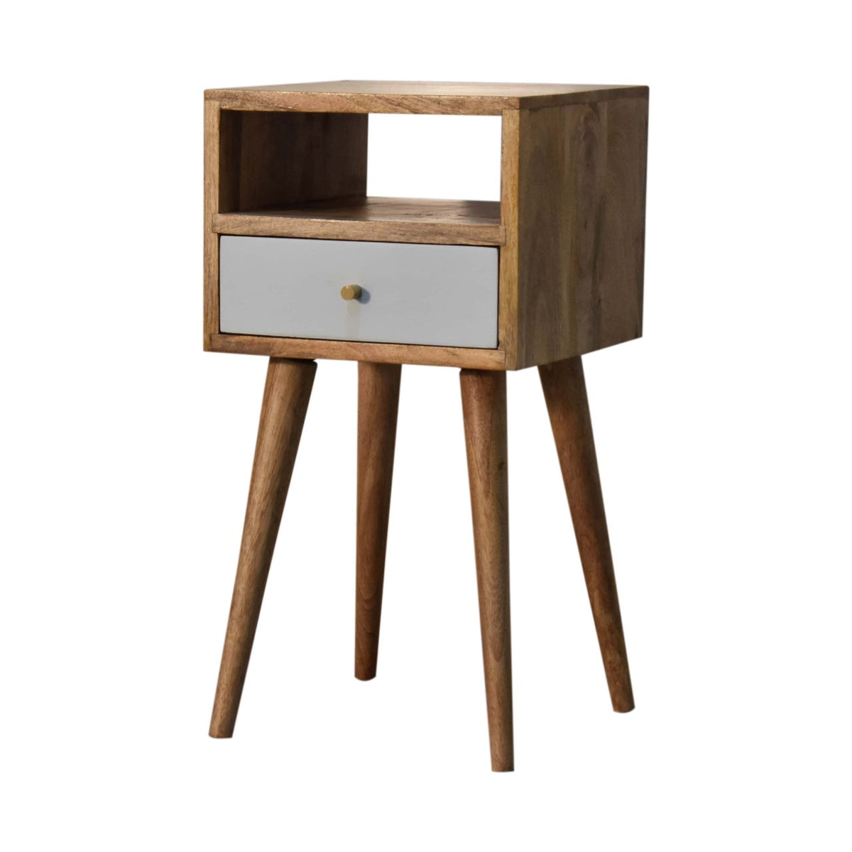 Mini Sky Blue Hand Painted Bedside Table