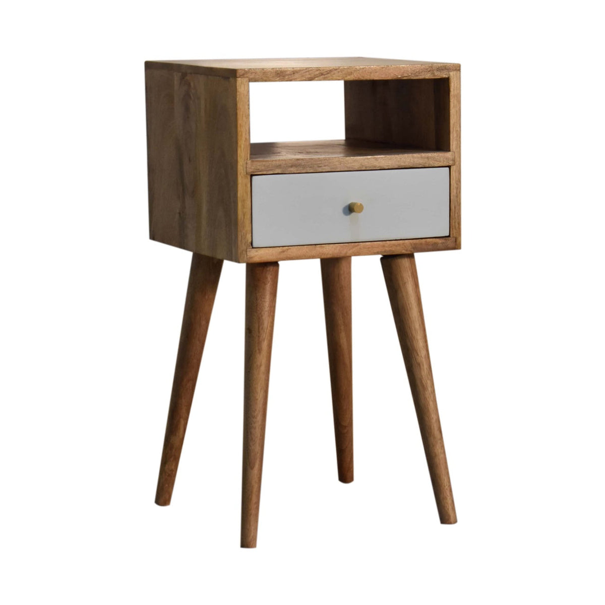 Mini Sky Blue Hand Painted Bedside Table