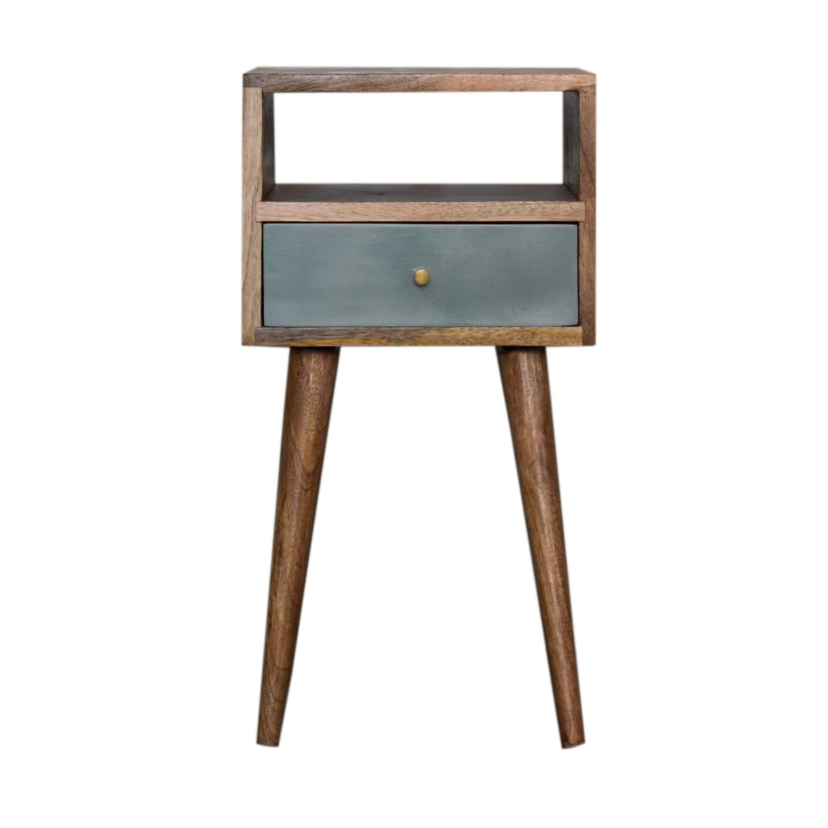 Mini Duck Egg Painted Bedside Table