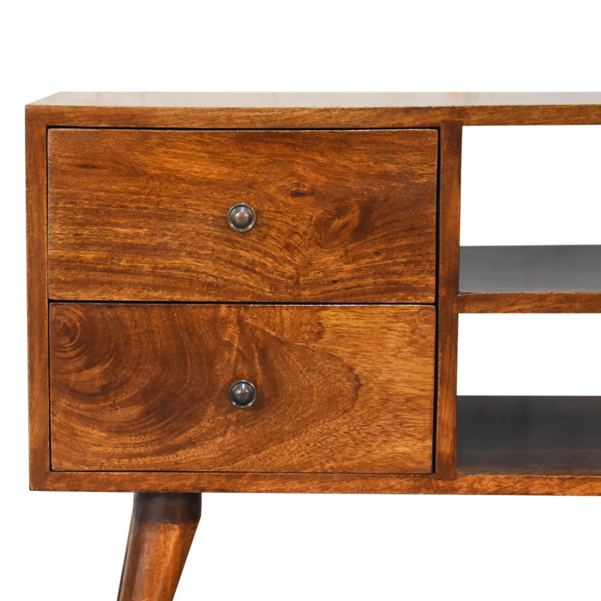 Nordic Chestnut Entertainment Unit Chest of Drawers