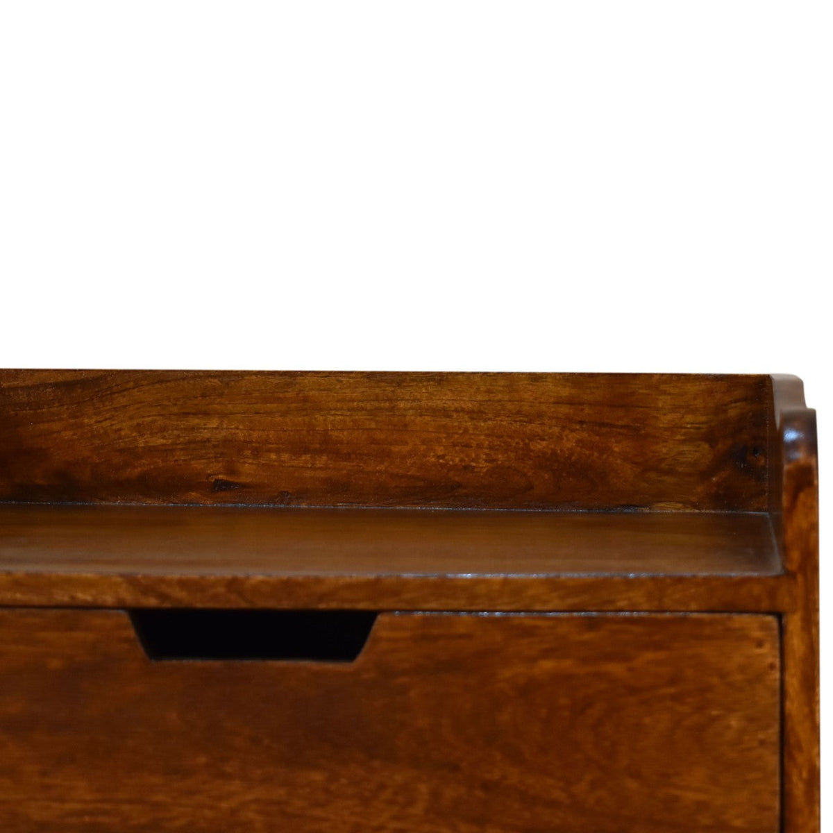 Chestnut Gallery Back Bedside Table