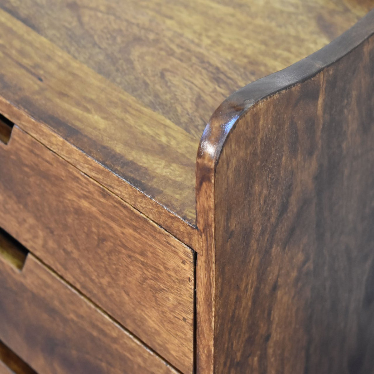 Chestnut Gallery Back Bedside Table