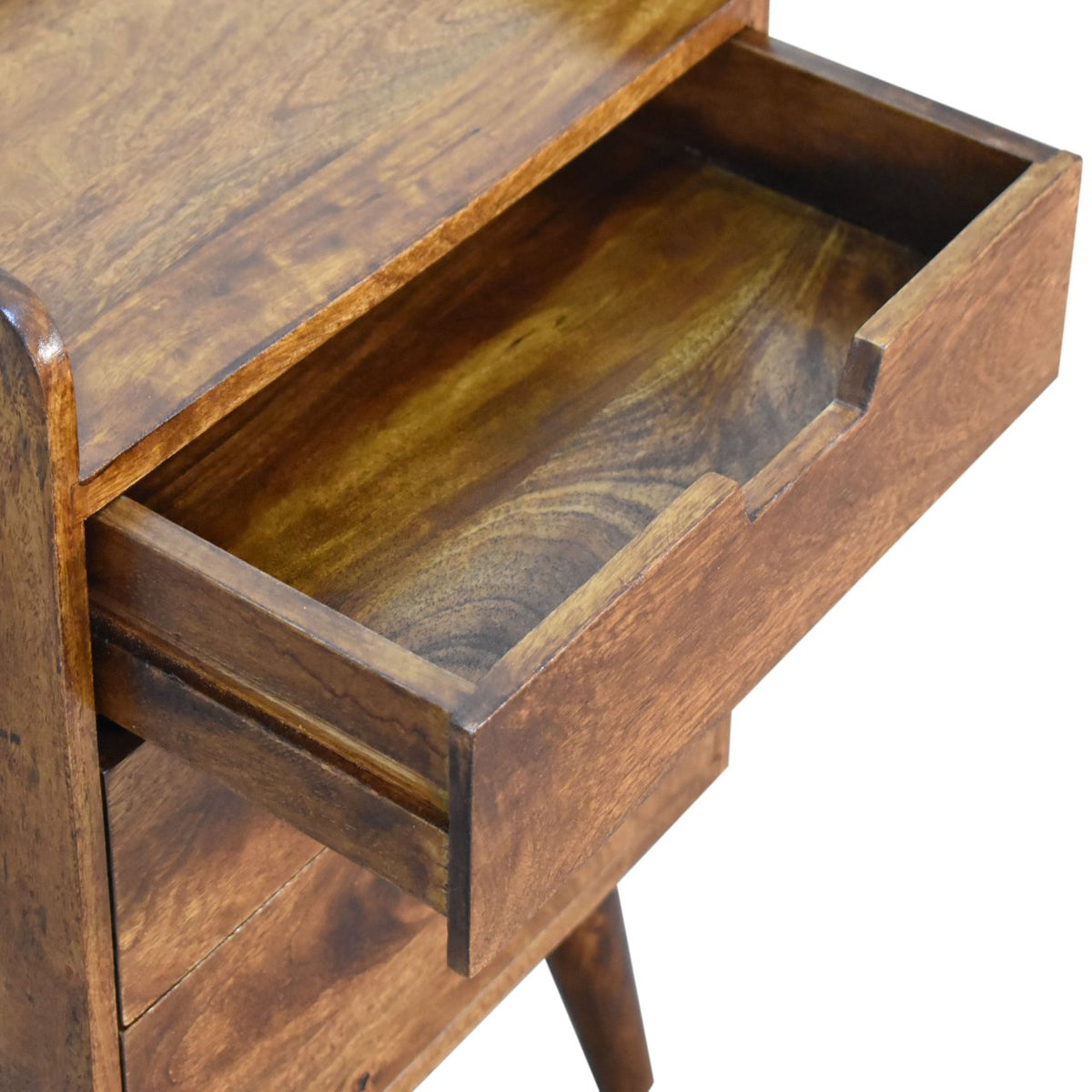Chestnut Gallery Back Bedside Table