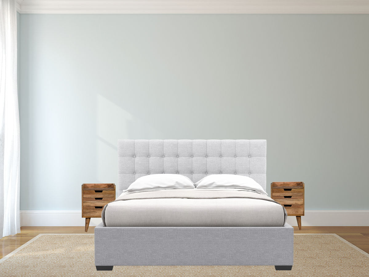 Oak-ish Small Gallery Back Bedside