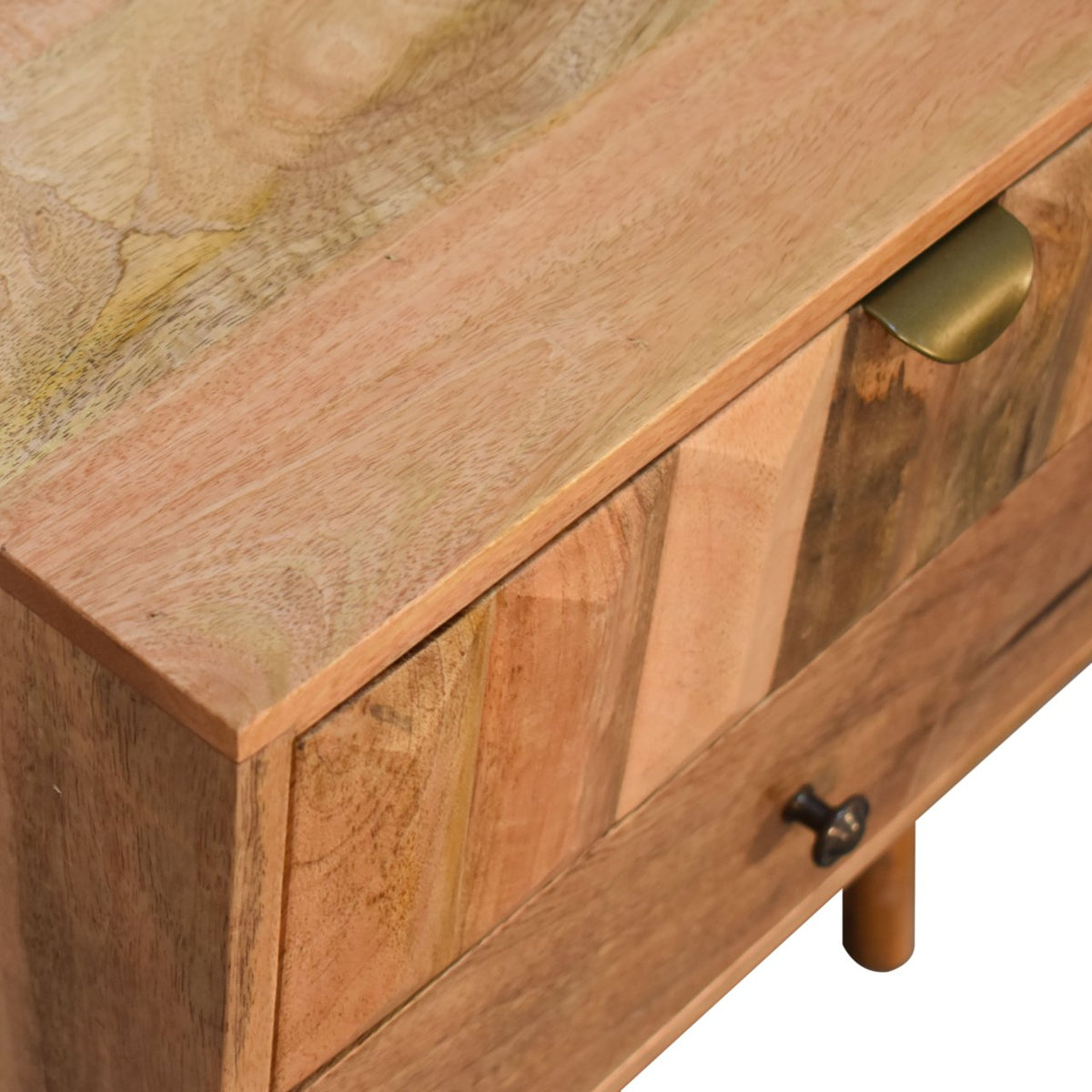 Oak-ish Prism Bedside Table