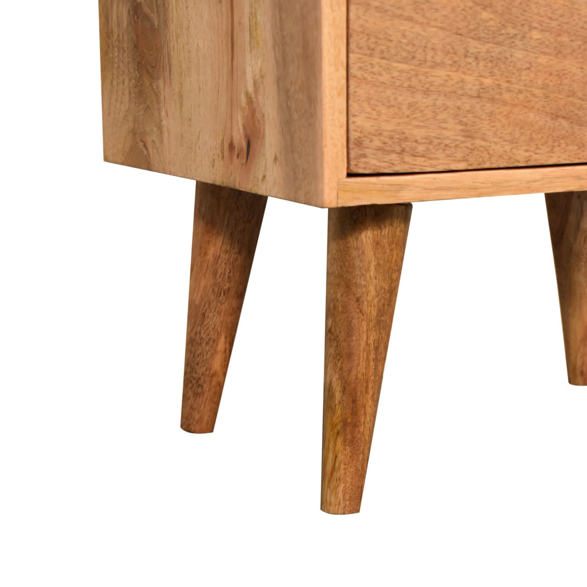 Oak-ish Prism Bedside Table