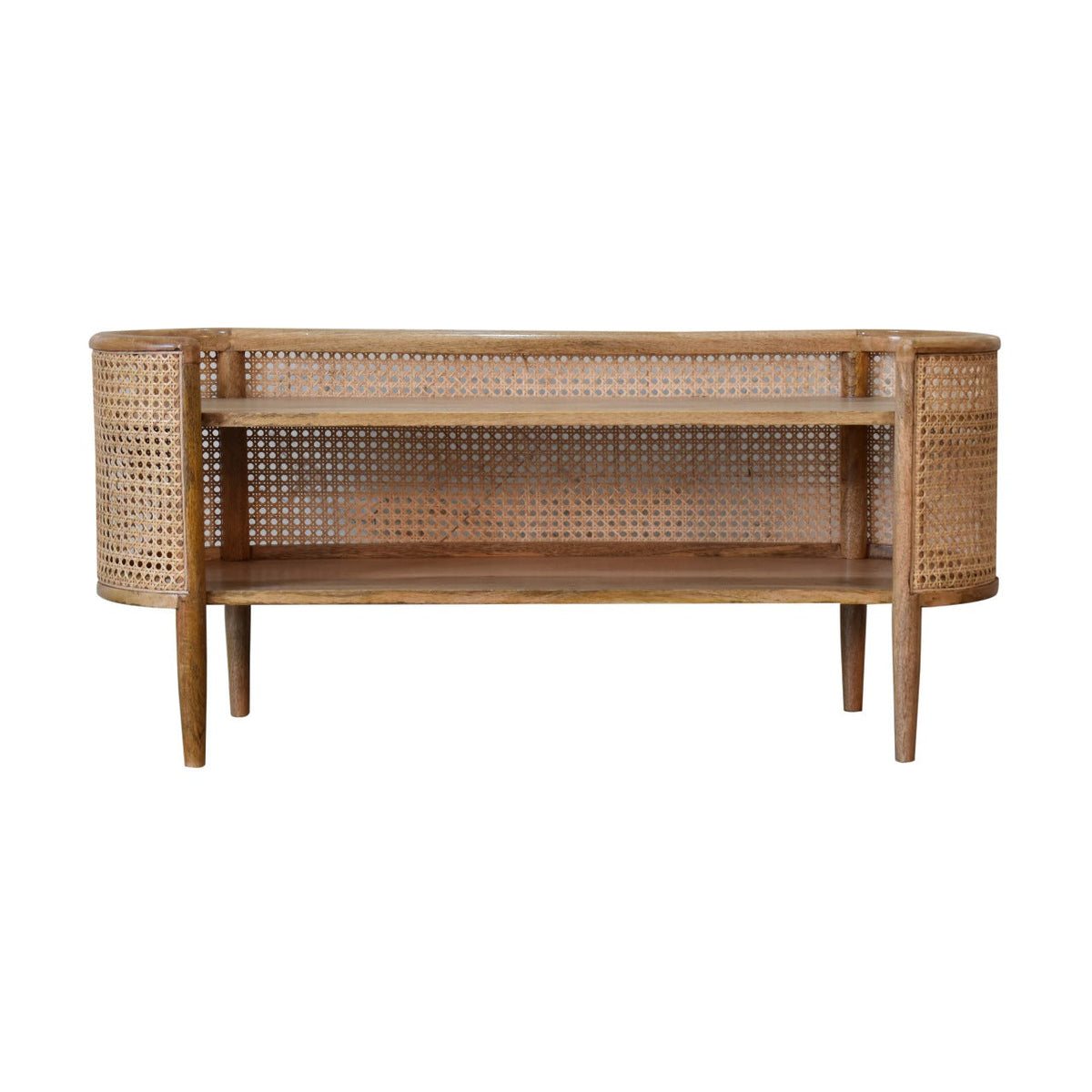Larissa Curved Shelving Unit Chest of Drawers