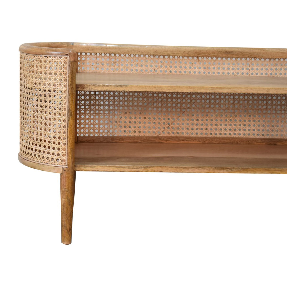 Larissa Curved Shelving Unit Chest of Drawers