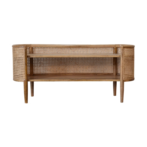 Larissa Curved Shelving Unit Chest of Drawers