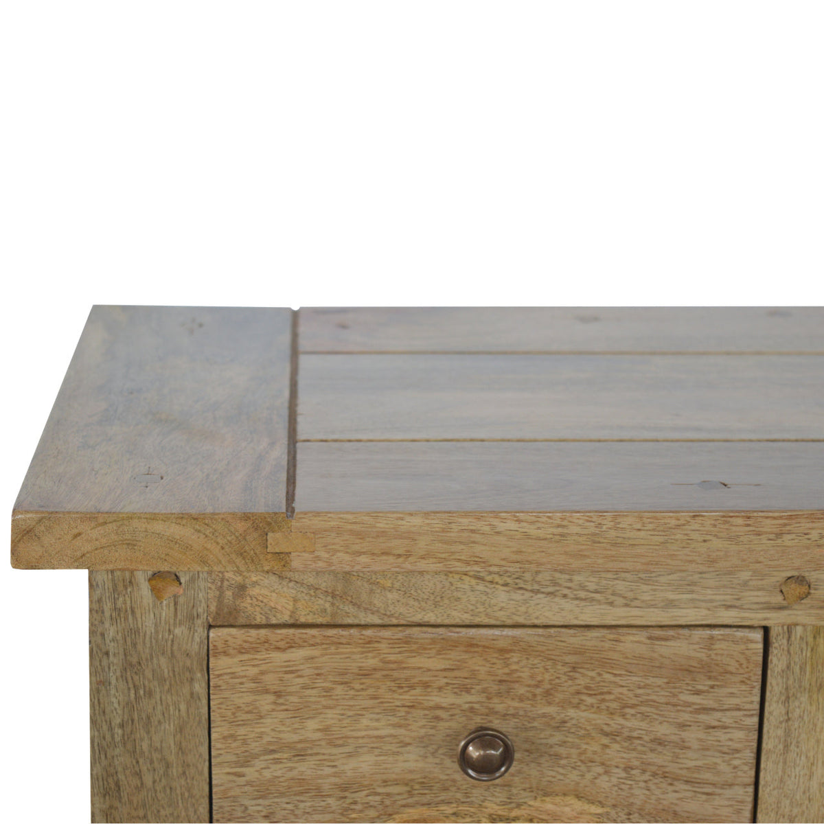 Country Style Low Bookcase Chest of Drawers
