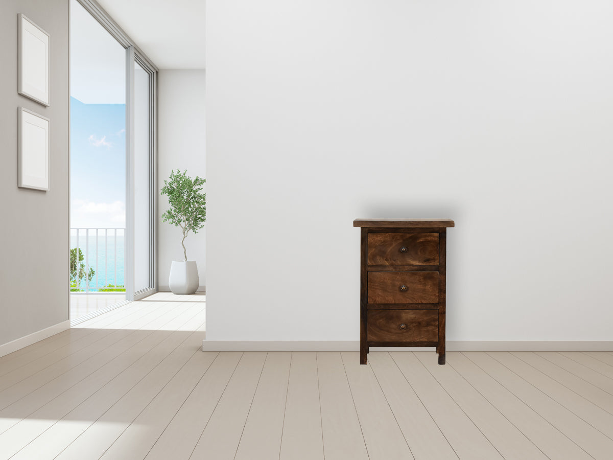 Mini Classic Grey Country Bedside Table