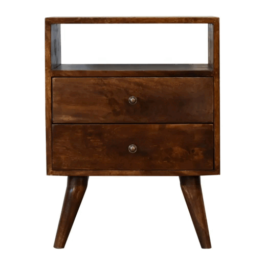 Classic Chestnut Bedside Table