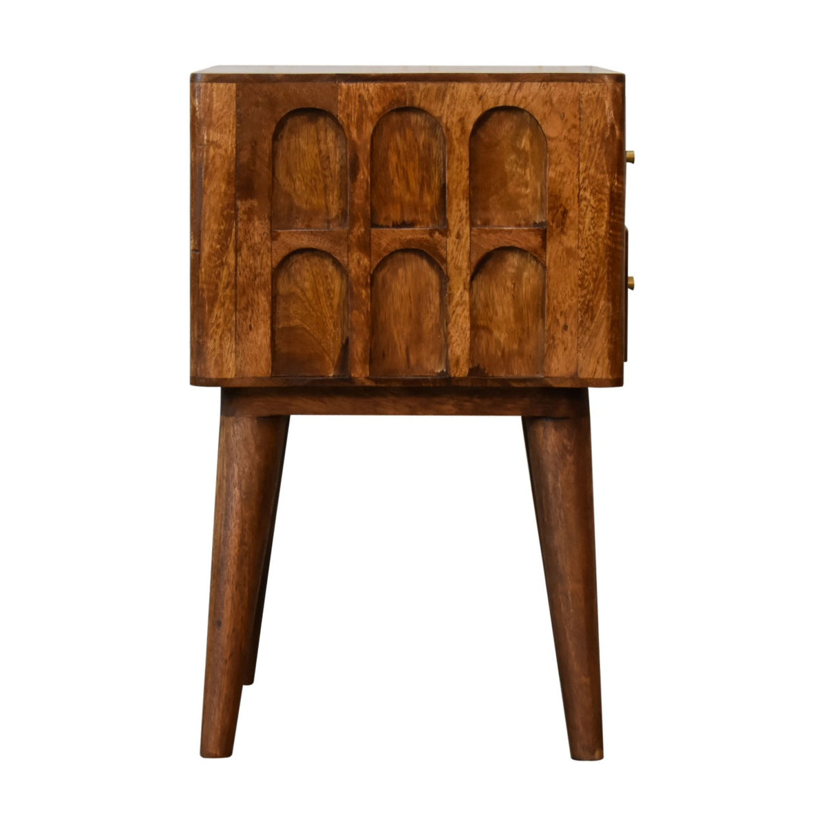Chestnut Arch Bedside Table