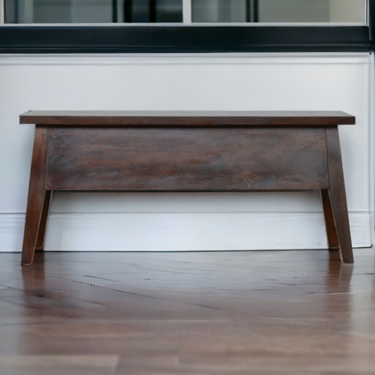 Chestnut Lid Up Storage Bench
