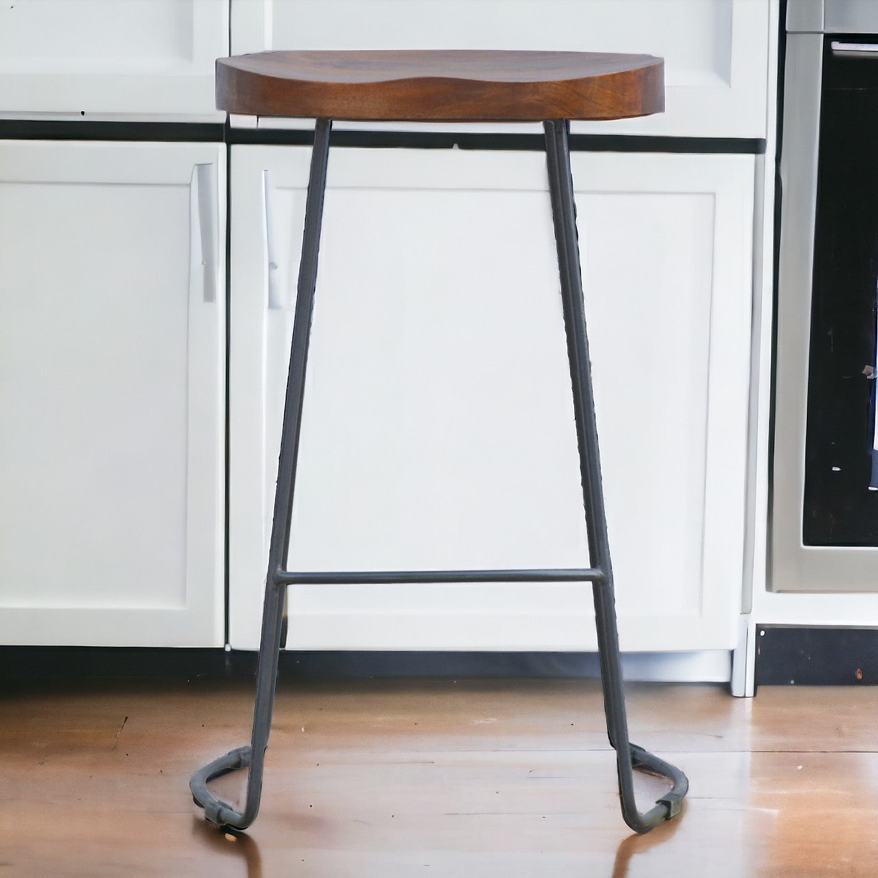Industrial Chunky Bar Stool