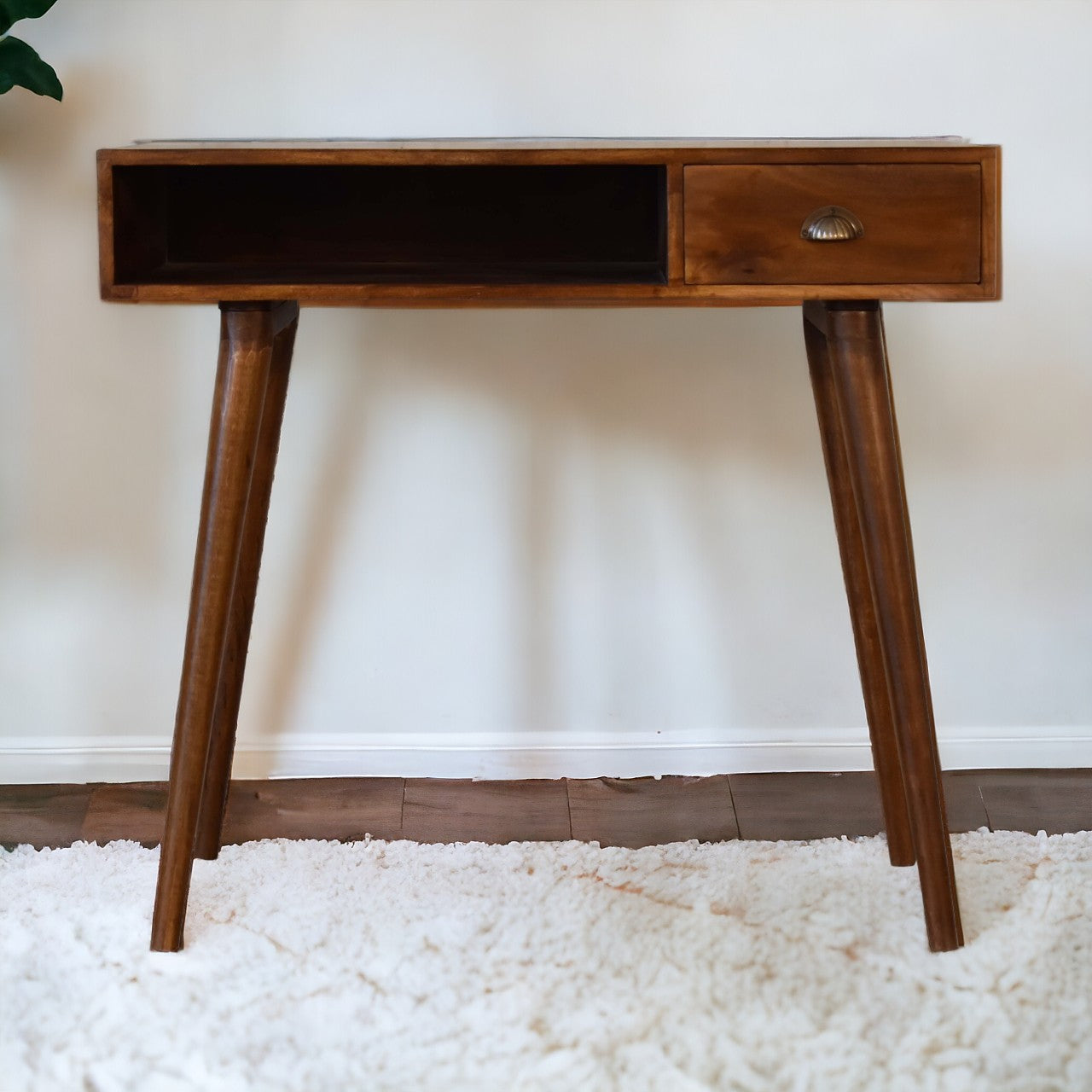 Chestnut Open Slot Writing Desk