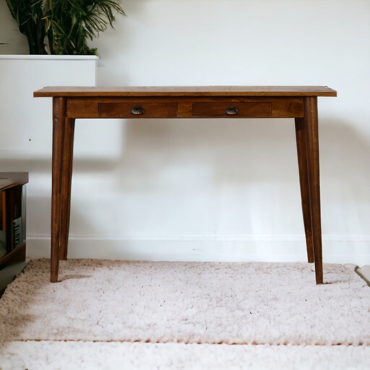 2-Drawer Chestnut Writing Desk