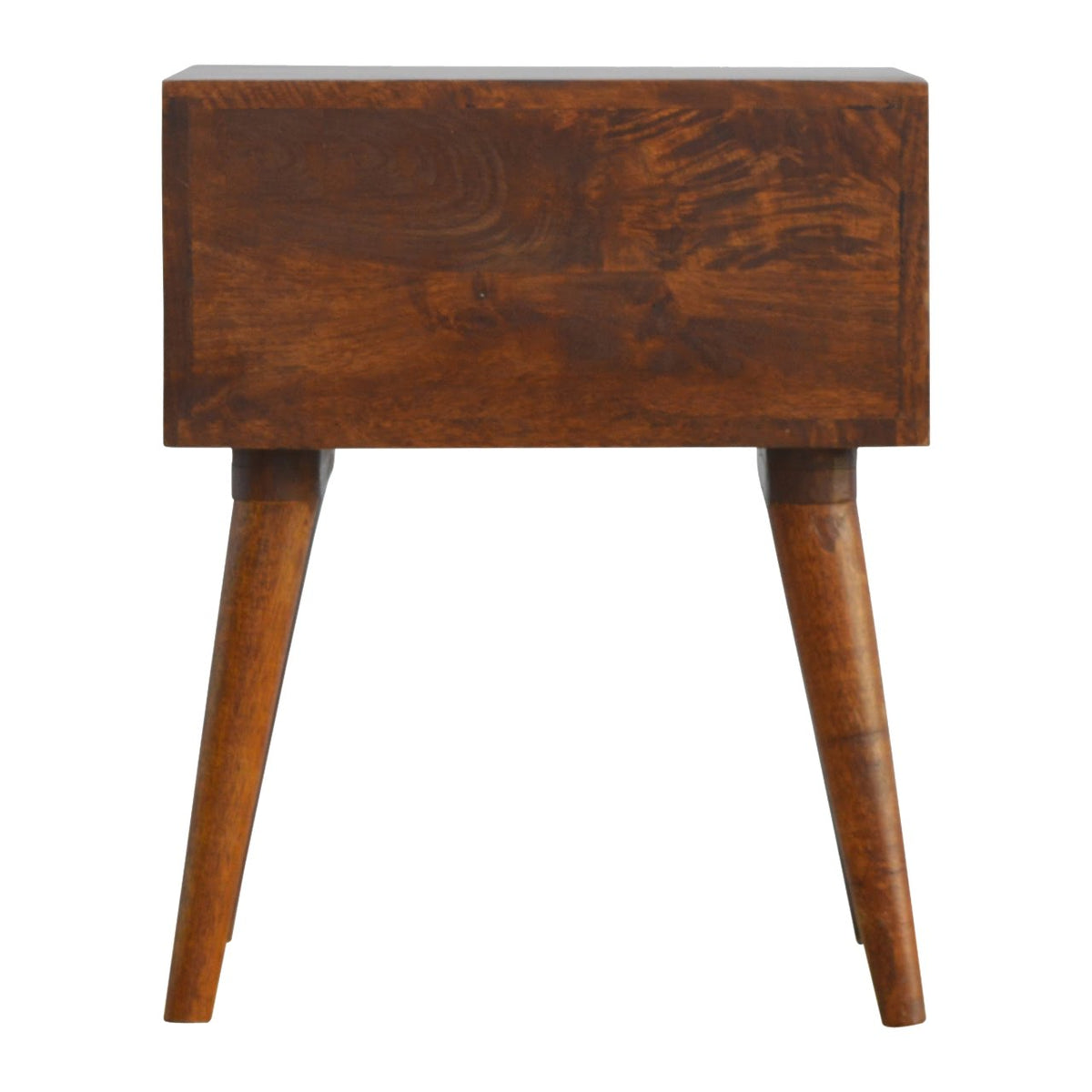 Geo Brass Inlay Bedside Table