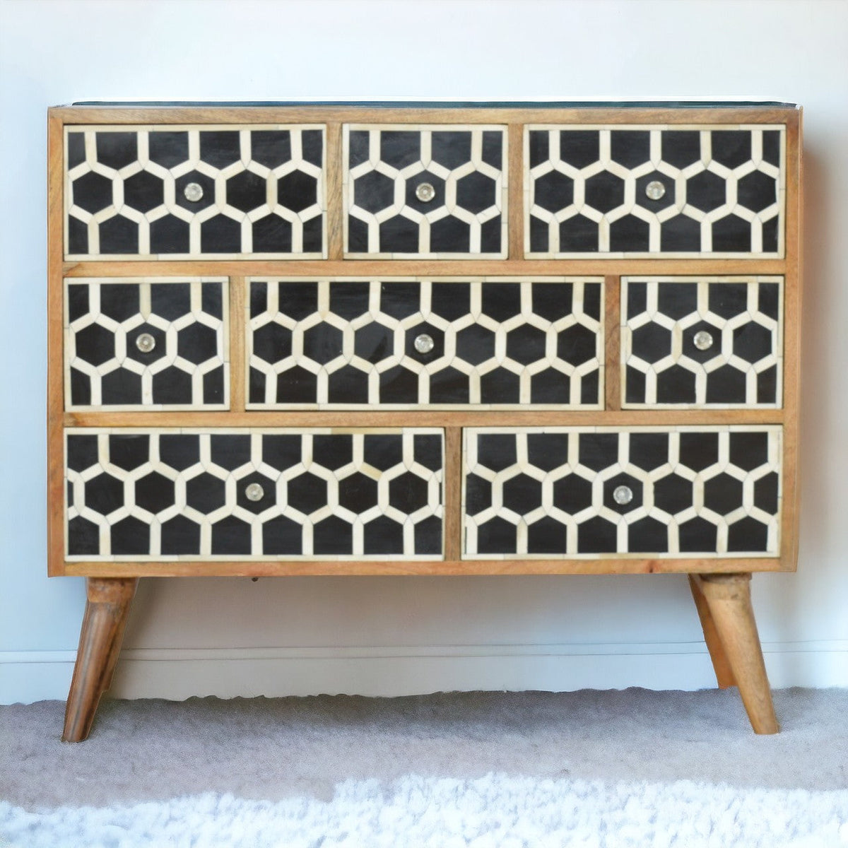Bone Inlay Chest of Drawers