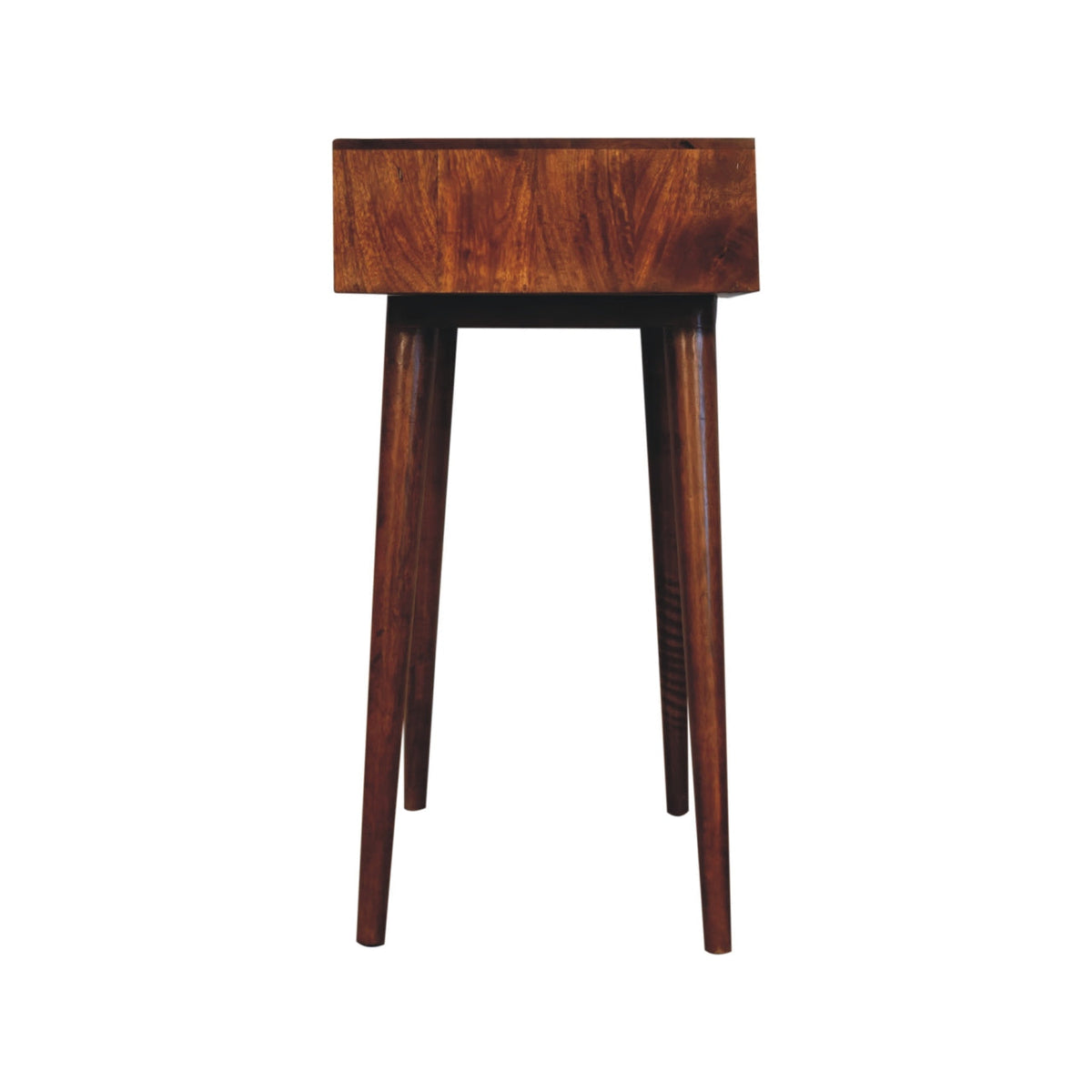 Chestnut Pineapple Console Chest of Drawers