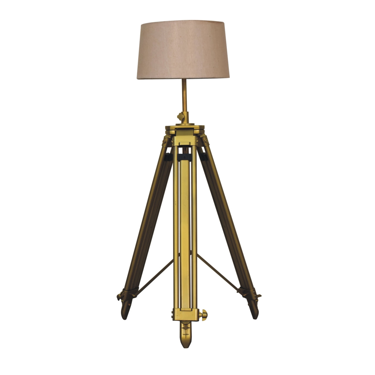 Brass Plated Modern Floor Lamp Stylish Home Decor Lighting