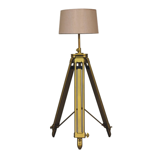 Brass Plated Modern Floor Lamp Stylish Home Decor Lighting