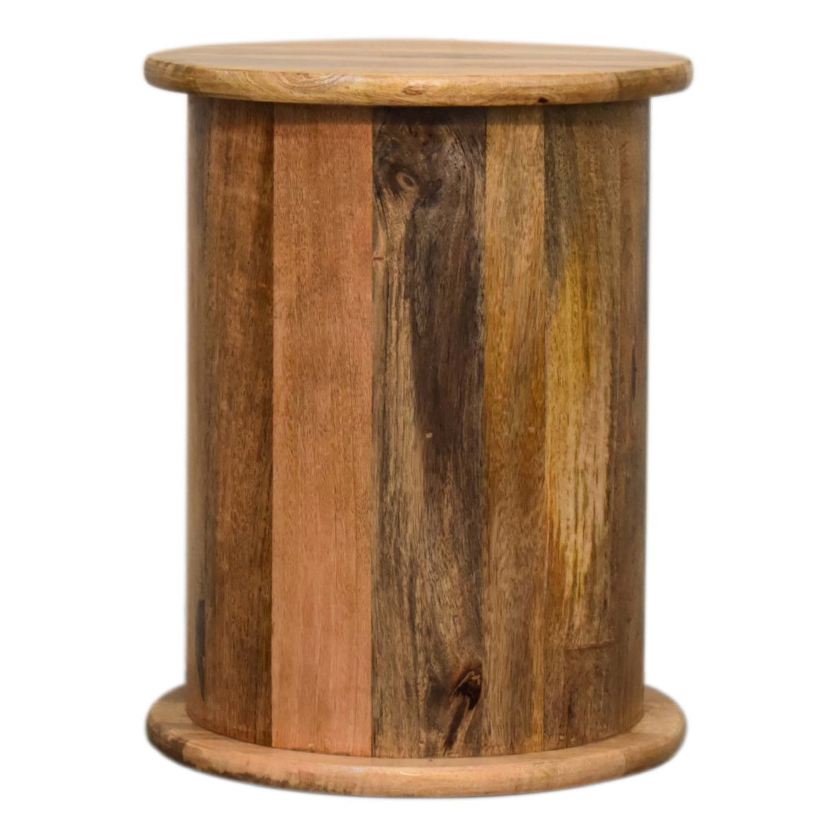 Mini 2-Drawer Drum Storage Bench