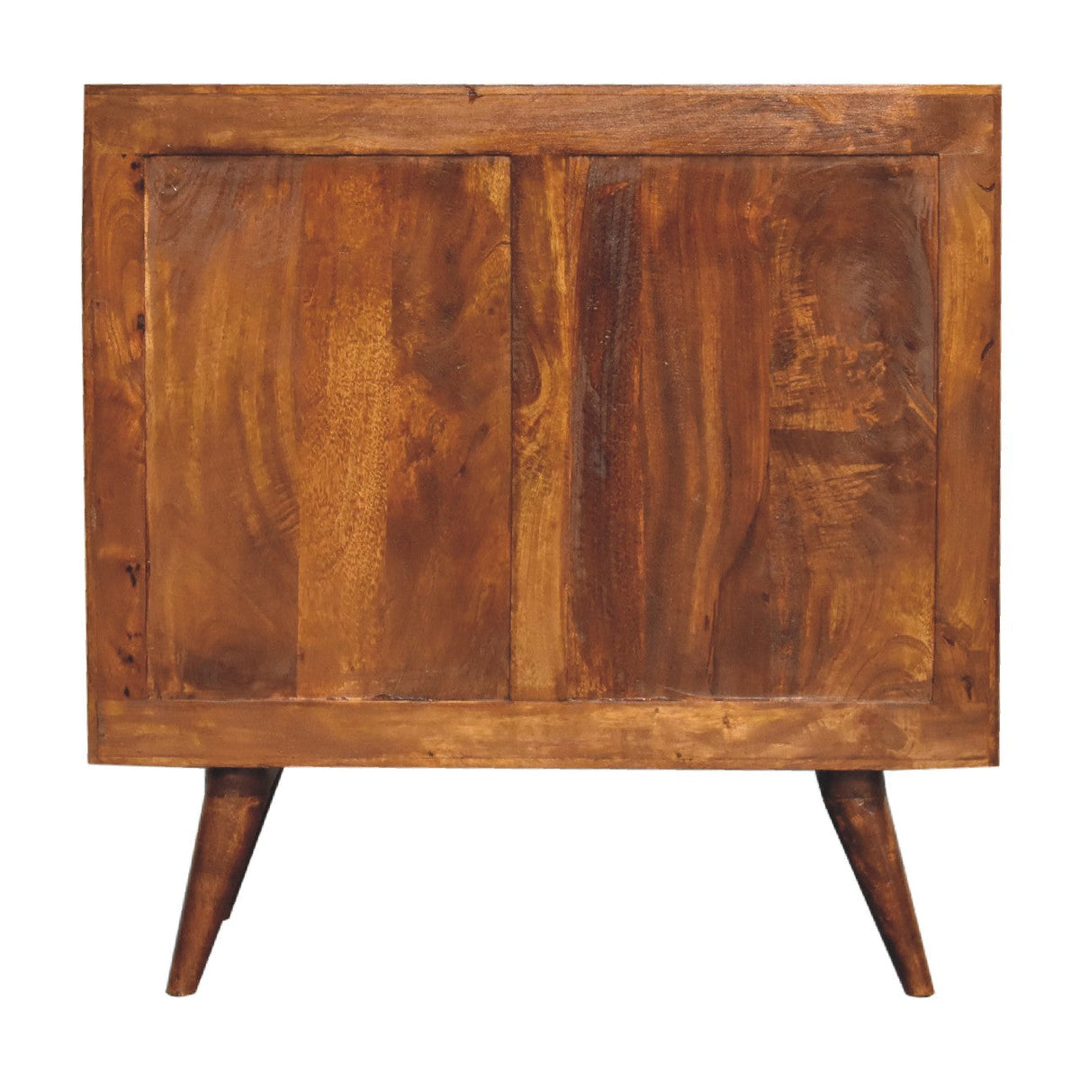 Pineapple Chestnut Carved Chest of Drawers