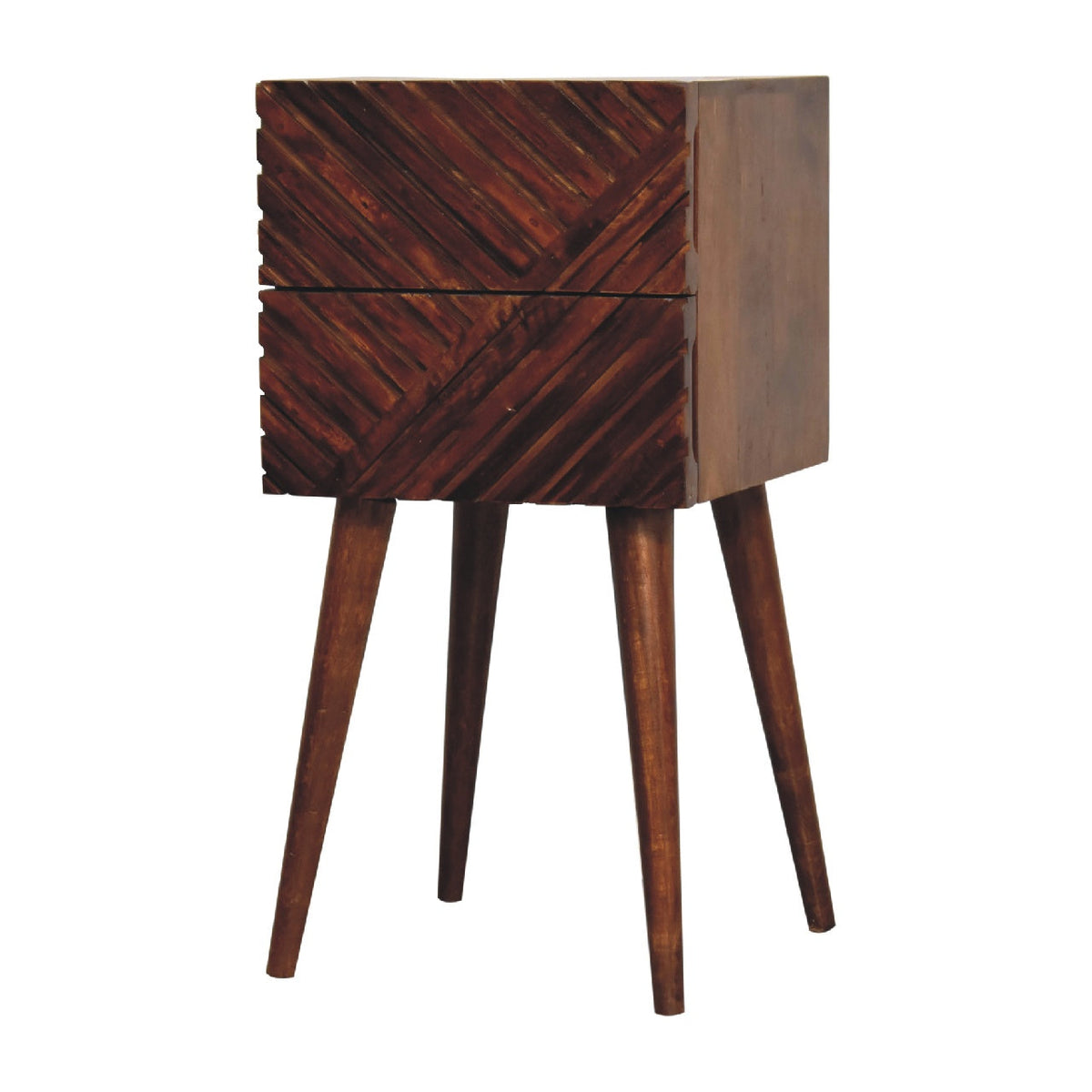 Lille Mini Chestnut Bedside Table