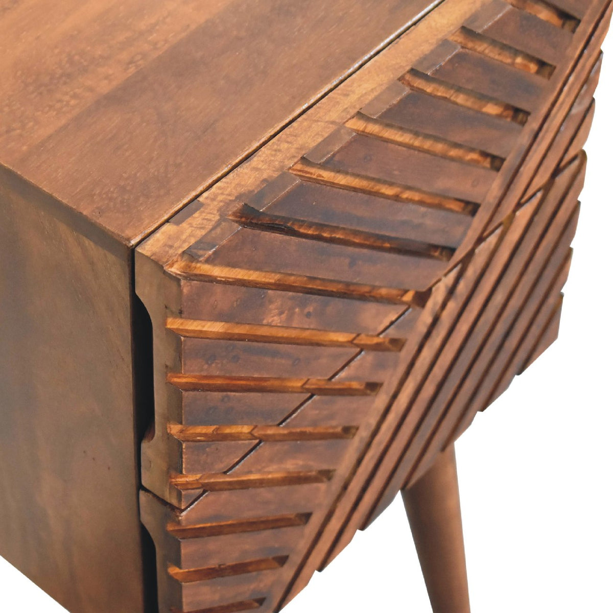 Lille Mini Chestnut Bedside Table