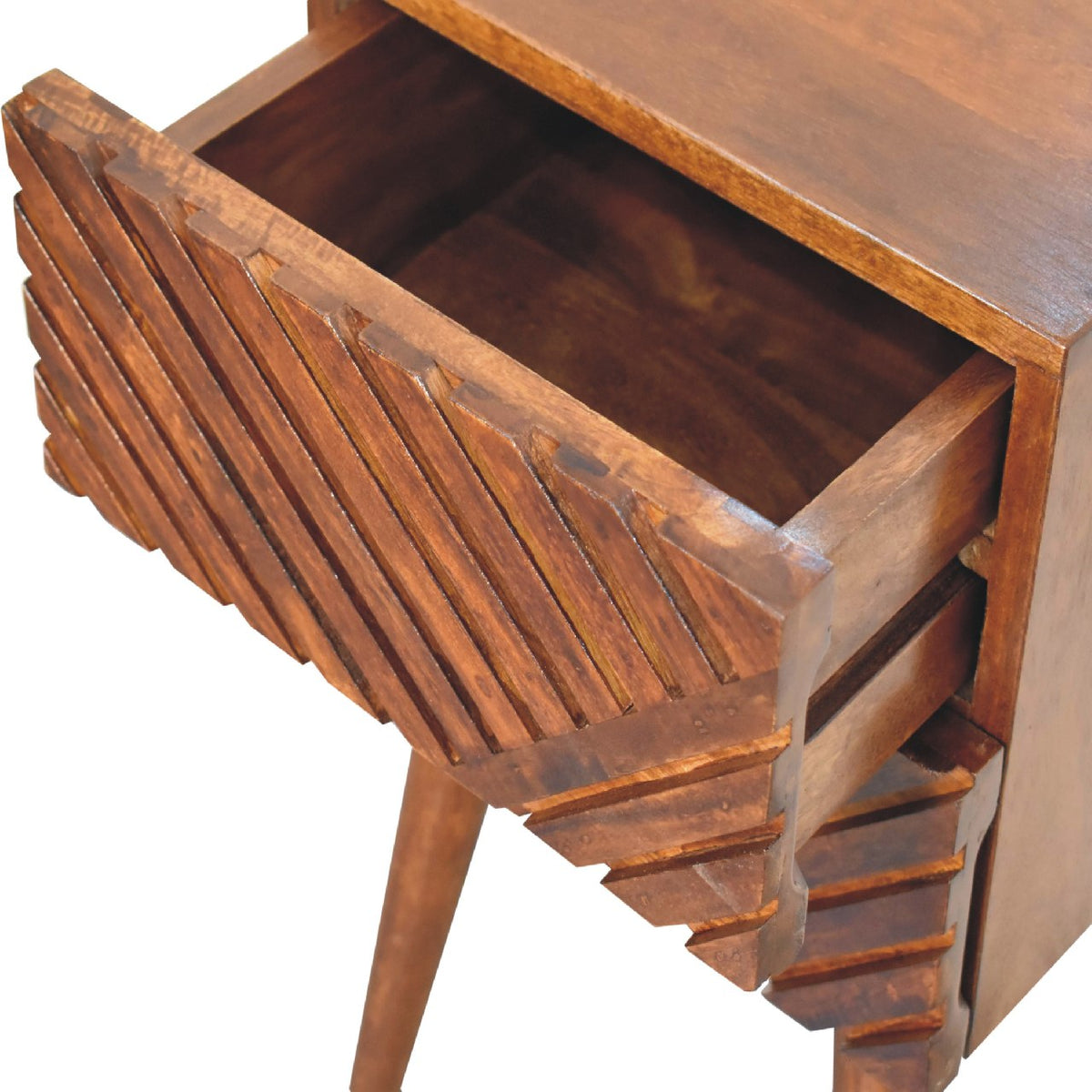 Lille Mini Chestnut Bedside Table