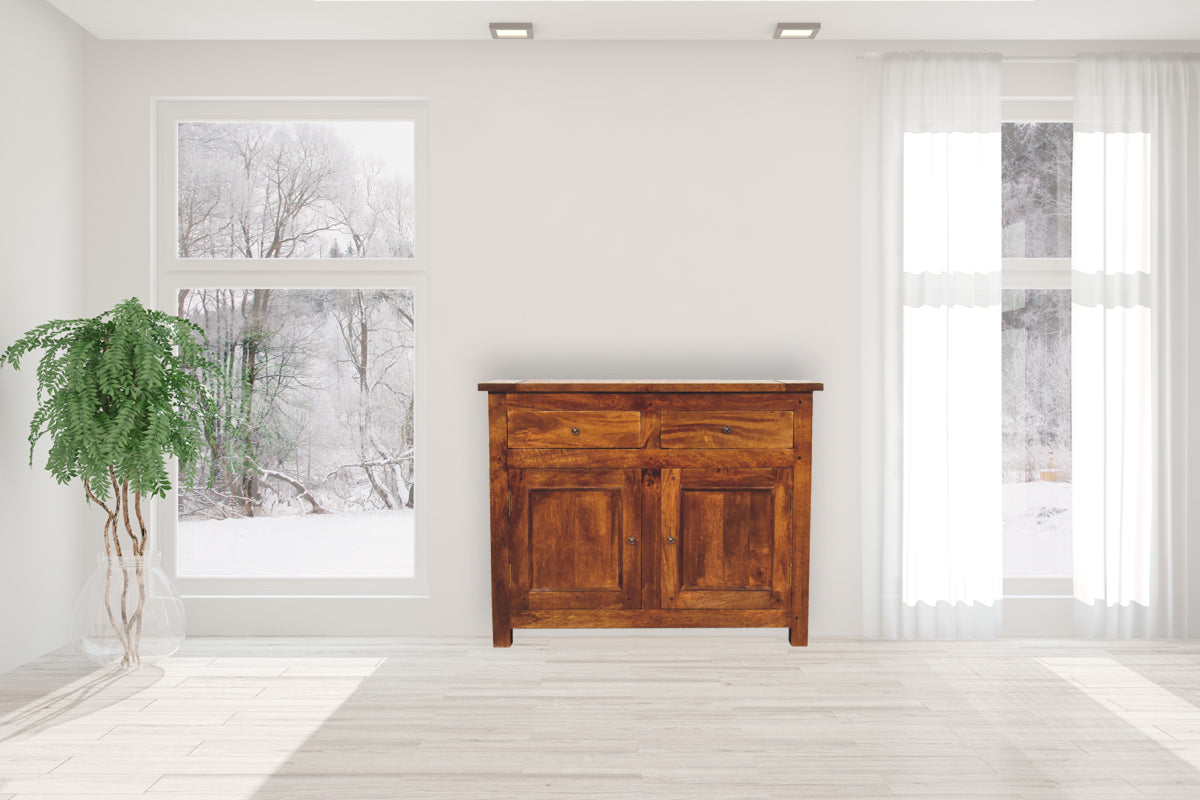 Chestnut Sideboard with 2 Drawers