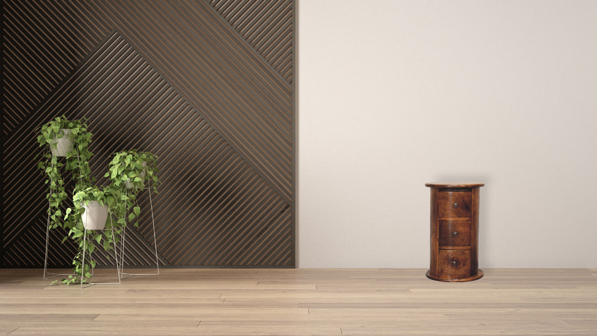 Mini Chestnut Drum Chest