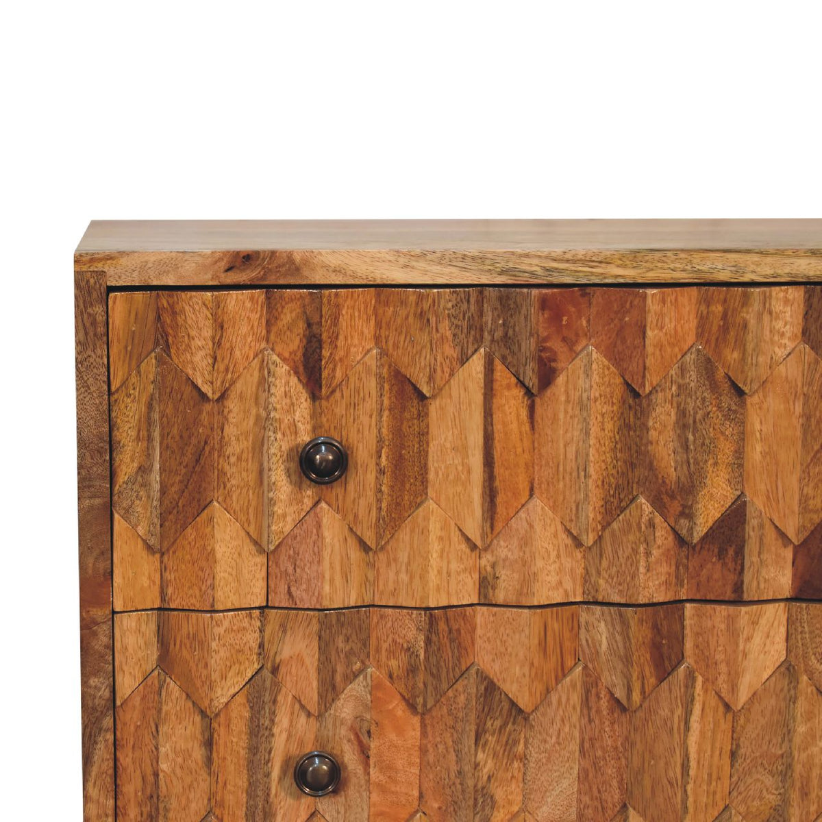Mini Pineapple Carved Chest of Drawers