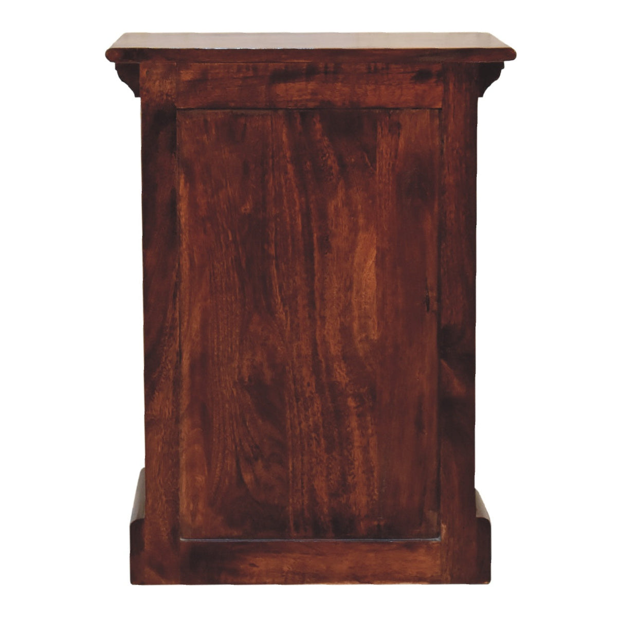 Mango Wood Bedside with Glazed Door