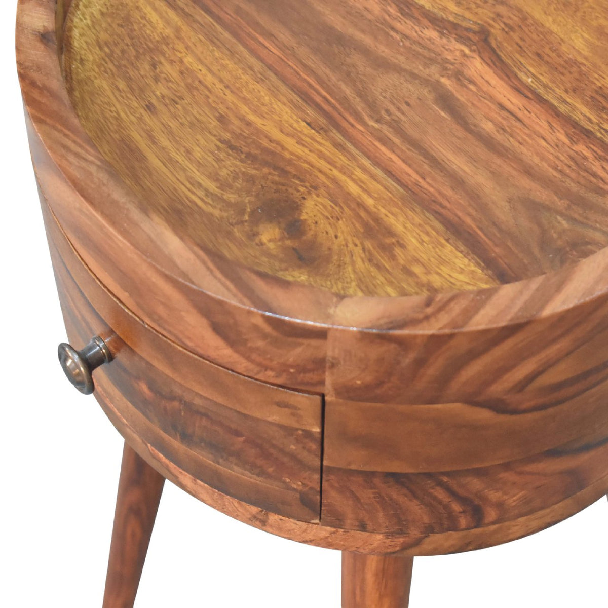 Alina Honey Bedside Table