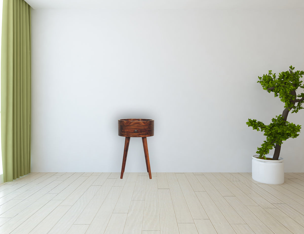Alina Honey Bedside Table