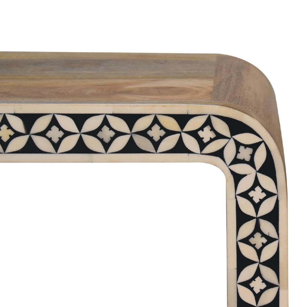 Edessa Bone Inlay End Table Accent Piece