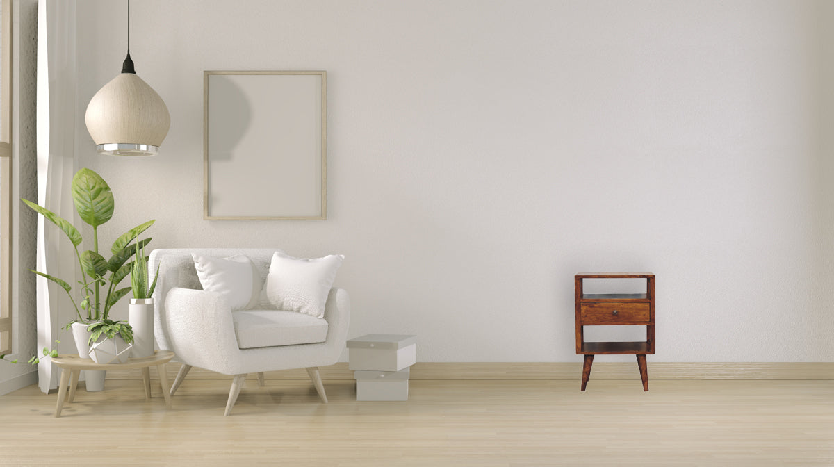 Dante Chestnut Bedside Table