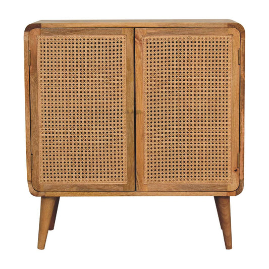 Larrisa Woven Storage Cabinet