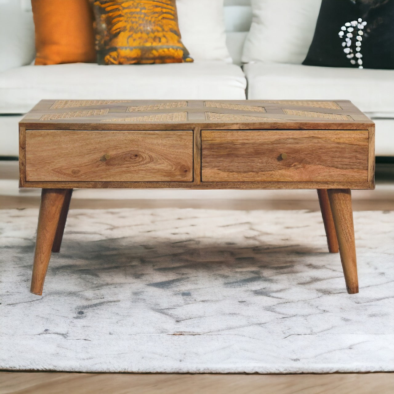 Woven Aztec Coffee Table