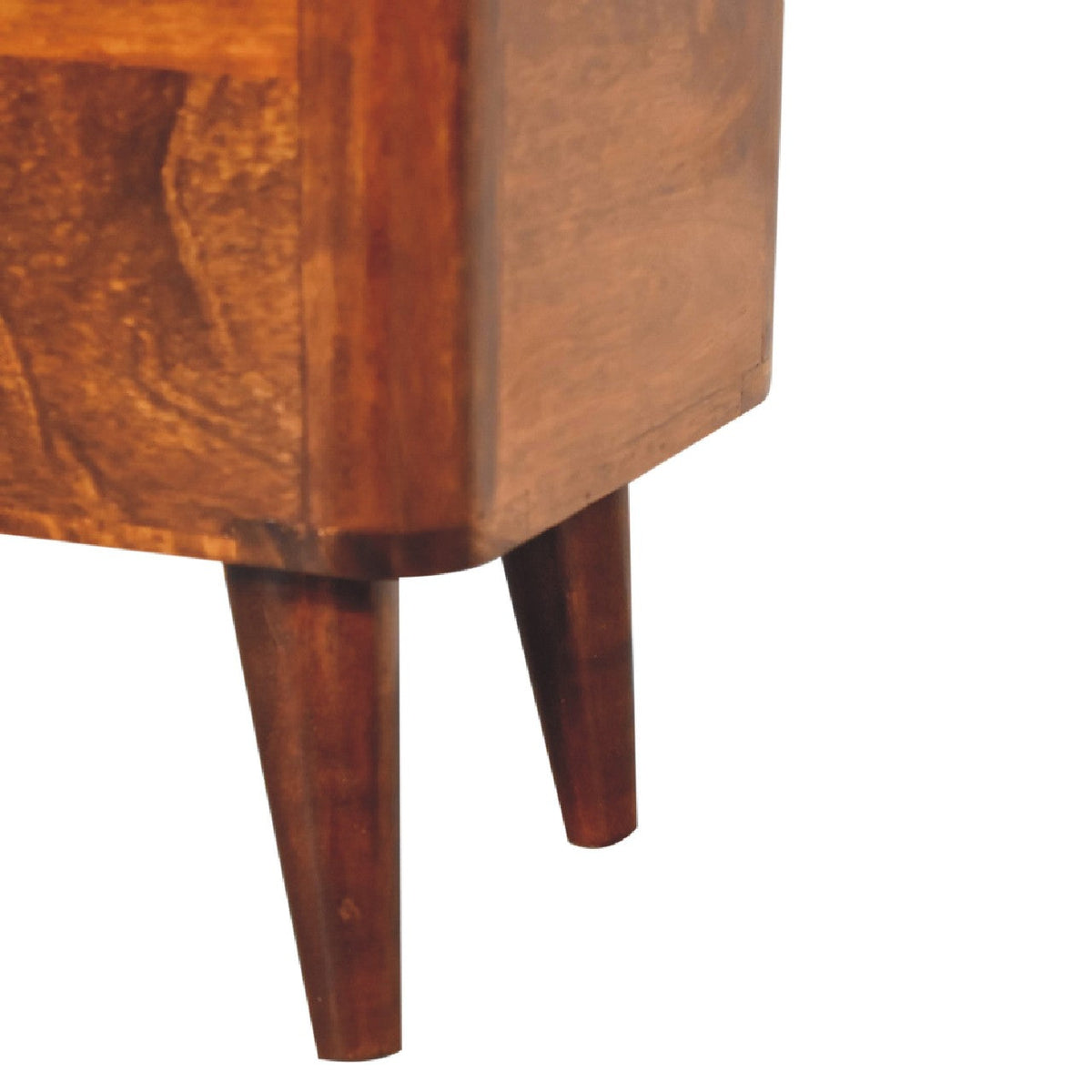 Chestnut Lid-up Storage Chest of Drawers